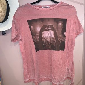 Mango pink t shirt